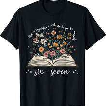 ¿Cuántas noches a la semana deberías dormir? Camiseta floral con el meme 67 - Negro 2 - Ver 1