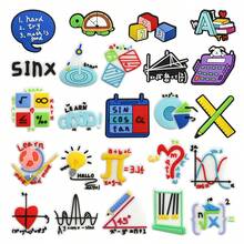 9/24pcs Funny Math Formula Series Shoe Decorations Set, PVC Material Shoe Accessories Suitable For Beach Bags, Shoes, Birthday, Christmas, Valentine's Day, Halloween Party Gifts - Multicolor - View 2
