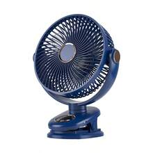 Portable Mini Hand Clip Fan USB Quiet Desktop Electric Fan High Quality Office Small Cooling Ventilador Fan Air Cooler - Navy Blue - View 6