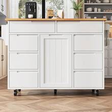 Storage Islands & Carts - White - C - View 3