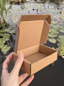 15个/10个/5个装棕色纸箱，多种尺寸可选，三层瓦楞纸箱，运输箱，邮政箱，适用于小型企业和个人的产品包装和邮寄/运输。 - 棕色 - 查看 5