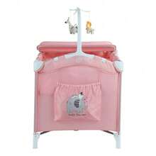 Baby Buggy Dreams Cuna Corral plegable viajera cambiador - Rosa - Ver 3