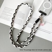 Dopamine Lanyard With Heart Pendant, Suitable For Crossbody Wear Or Hanging Around Neck, Compatible With Various Smartphone Cases - Multicolor - View 3