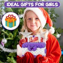 56-Piece Girls' Makeup Set, Washable Realistic Makeup Set, Princess Jewelry Toy Set-Perfect As A Birthday Or Christmas Gift For Children Ages 3 And Up - Purple - View 9
