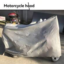 Funda impermeable para bicicleta eléctrica, funda de PEVA de una sola capa resistente a la lluvia y al polvo, funda protectora - l - Ver 4