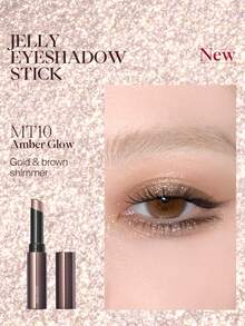 JOOCYEE “果冻眼影棒” 果冻质地高光眼影棒，闪耀光泽，液体晕染眼影，带有细腻珠光，提亮眼部，适合日常使用 - MT10 Amber Glow - 查看 7