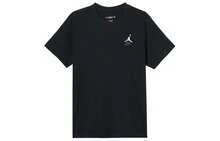 Nike Jordan Rare Air Comfortable, Stylish, Casual, Versatile Solid Color Short-Sleeve T-Shirt For Men, Black - Black - View 17