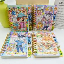1pc/2pcs/4pcs Stitch Cartoon Themed Loose Leaf Notebook, Cute Stitch Coil Bound Memo Pad, Kawaii Stationery, Student Prize, New Arrival Cartoon Square Coil Notebook, Stitch Magnetic Closure Memo Pad, Student Supplies, Craft Stickers, Highlighter Pens, Ballpoint Pens, Label Maker, Learning Supplies, Birthday Gift - Zootopia Doujinshi - View 10