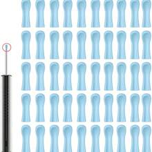 50 Pack Disposable Silicone Earwax Remover Tips For Ear Cleaning Tools - màu đen - Xem 9