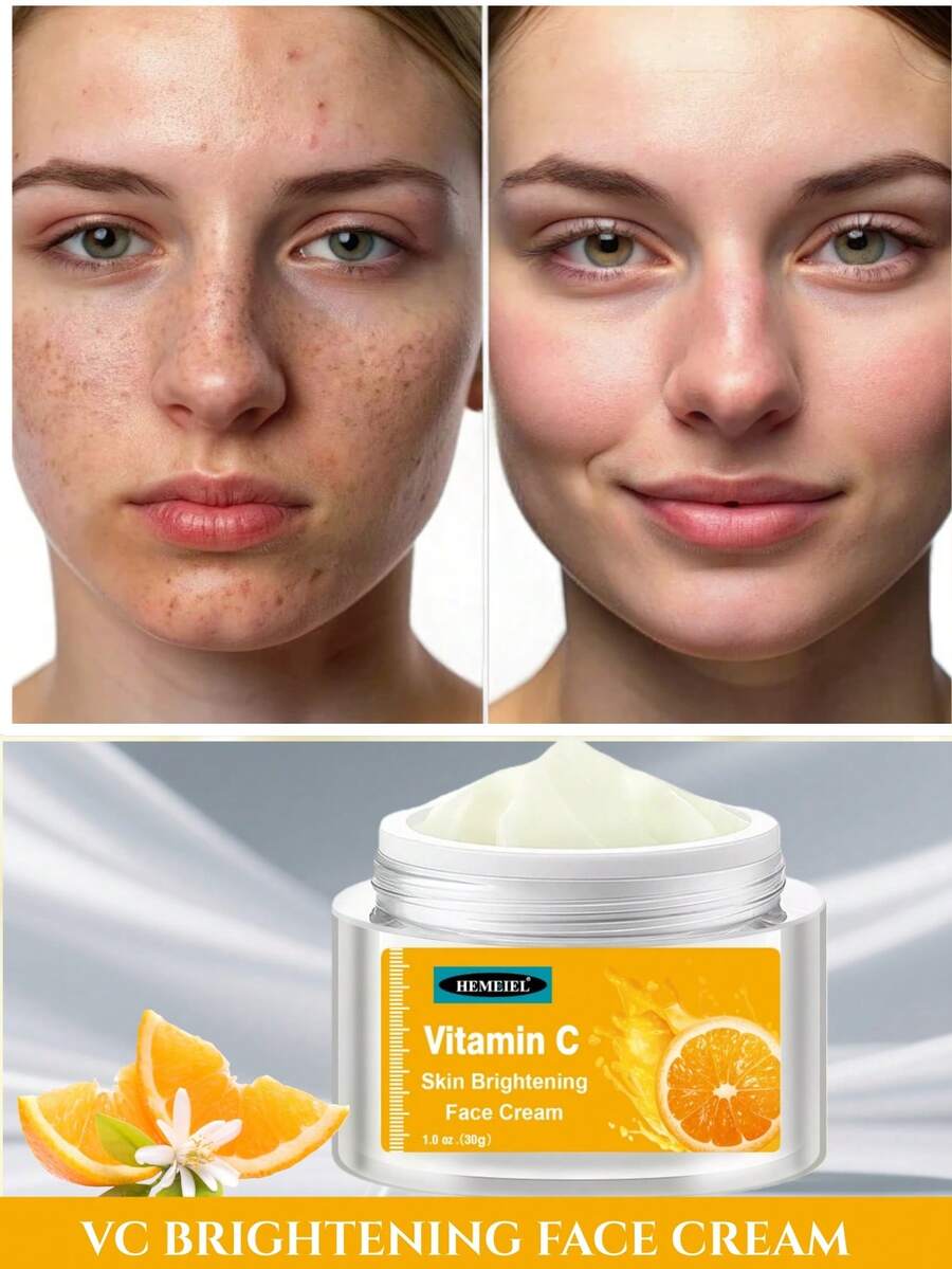 HEMEIEL 30克维生素C美白面霜 - 奢华亮肤，适合所有肤质，保湿亮肤双重功效 - 維生素 C - 查看 1