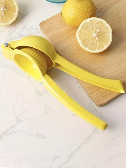 1pc Practical & Portable Aluminum Manual Juicer Non-Slip Handle Easy Press No Electricity Required Space-Saving Home/Dorm/Outdoor Fresh Juice Essential Fruit Pressing Tool Ideal Gift For New Year/Valentine's Day/Mother's Day/Graduation Season