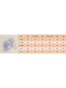 Toddler Baby Girl Summer Clothes Ruffle Sleeveless Embroidery Shirts Tank Tops Cute Bloomers Shorts Set Outfits - Purple - View 9