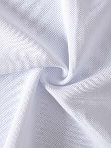 3pcs/Pack Unisex Kids Classic White Short Sleeve Polo Shirts, School Uniform Tops For Back To School, Suitable For Daily Wear, Performances And Group Activities - White - View 11