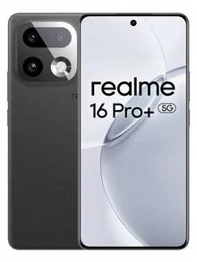 Realme 16 Pro+ 5G 8GB+256GB | 12GB+512GB 全球版，解锁手机，2亿像素摄像头，安卓16游戏手机，6.83英寸144Hz显示屏，7000mAh电池，8.25mm超薄，不含适配器 - 灰色 - 查看 6