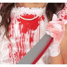 KIWI Bloody Bride Costume For Boys And Girls, Children's Fancy Dress Outfit With Spooky Design And Bloody Details, Perfect For Costume Parties, Horror Themes Or Halloween, Available In Different Sizes - Multicolor - View 5