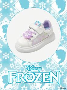 Disney 1 Pair Frozen Themed Children's Athletic Shoes, Including  Princess, Anna Princess And Arendelle Princess Sneakers, Suitable For Daily, Holiday Sports And Outdoor Wear. Comfortable, Non-Slip, Breathable Soles - Purple - View 2