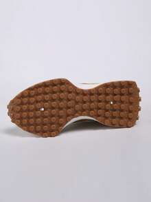 Women's Comfortable Lace-Up Sneakers - Lightweight Multifunctional Casual Shoes, All-Season Wear, Non-Slip Rubber Sole Gump Shoes - Lime Green - View 8