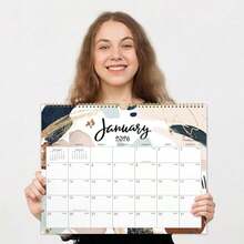 2026 Wall Calendar - 12 Months Hanging Calendar 2026 From Jan. 2026 - Dec. 2026, 14.8" X 11.6", Twin-Wire Binding, Blank Block With Julian Dates, Perfect For Organizing At Home, School & Office - / - View 6