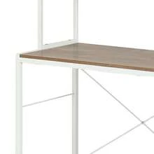 Yitahome Shelf For Above Washing Machine, Shelf For Above Toilet With 3 Shelves, Arched Design, Material Mix Of Metal And Wood With A Fabric Storage Bag, 64.5 X 190 X 40 Cm, White - 原木色+白色 - 查看 4