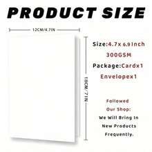 1pc Unique Cat Design Happy Birthday Greeting Card With Envelope, Suitable For Any Recipient Aged 0-100 - Single Piece - View 6