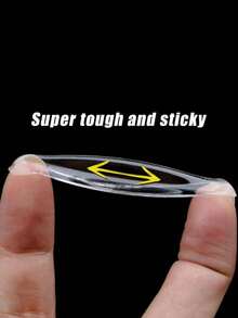 20片透明圆形双面胶带，高粘度，无缝薄膜，切割亚克力双面胶带，背衬胶带，点状胶带批发，婚礼庆典 - 圓 - 查看 11