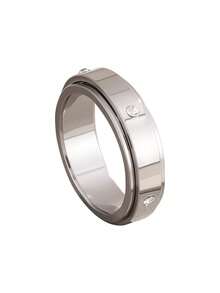 1 件 18K 镀金不锈钢可旋转星星和水晶戒指，适合女性日常佩戴，礼物 - 戒指 - 查看 4