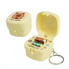 1pc 2026 Trending Cartoon Mini Squeeze Surprise Box Sticker Maker Keychain Pendant Stress Relief Toy, Perfect Gift For Children, Girls, Festivals, Birthdays, Fun Present - Multicolor - View 14