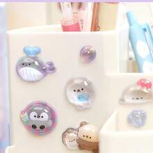 3D Cartoon 3D Embossed Crystal Stickers, Embossed Stickers Super Monsters 2.0 Cute Japanese Style 3D Reusable Stickers Gift Box Stickers Phone Case Stickers - Multicolor - View 5