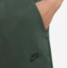 Nike Men's Casual Loose Drawstring Hem Woven Pants - Green - View 4