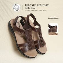 Women's Arch Support Sandals Comfortable Thong T-Strap Orthotic Casual Beach Walking Summer Flat Sandals - màu nâu - Xem 5