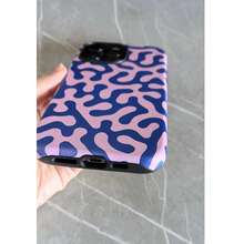 Fashionable Abstract Pattern Phone Case, Compatible With 17, 17 Pro, 16 Pro Max, 15P, 13, 11, 12, XS, 8 Plus And 7, Dual-Layer Design, Cute Rectangular Phone Case, Animal Pattern, Smartphone Case, Phone Accessories, Cute Phone Accessories, Smooth Material, Protective Case, Fashionable Accessory, Suitable For Young People And Fashion Enthusiasts - Multicolor - View 6