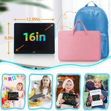 Writing Tablet For Kids, 16 Inch Doodle Board Drawing Pad, Travel Essential, Road Trip Activities Airplane , Birthday Boy Girl Gifts - A - View 2