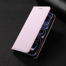 Luxury Wallet High-Quality With Card Slot Kickstand Strong Magnetic Flip Artificial Leather Case Compatible With IPhone Compatible With Xiaomi Compatible With Redmi Compatible With Samsung Business Shockproof Protective Cover - Mauve Purple - View 5