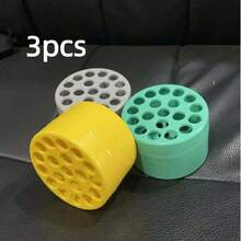 1pc/3pcs Reusable Flower Stem Holder Spiral Floral Stem Holder Silicone Flower Arranger - Multicolor - View 8
