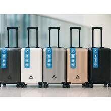 Lightweight 4Pcs Trolley Set PP ABS Hard Shell TSA Lock 8 Spinner Wheels - White - View 6