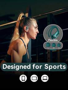 T16 无线充电保护壳，支持语音控制、双 LED 显示屏，IPX5 防水，适用于 iOS 和安卓系统，可用于健身、旅行和通勤等场景，搭配无线耳机使用。 - 彩色 - 查看 4