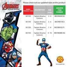 KIWI Captain America Classic Z Costume For Kids - Officially Licensed Character Costume - Authentic Superhero Costume - Captain America Classic Z Costume For Kids - Perfect For Parties And Carnival - Easy To Put On And Take Off, Comfortable And Lightweight Fabric - 彩色 - 查看 5