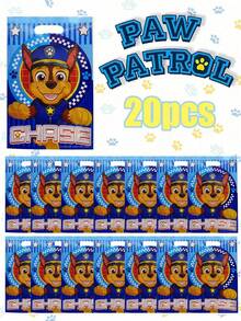 10pcs/Pack Paw Patrol Party Favor Bags, Skye Themed Plastic Candy Bags, Birthday Party Supplies Decorations - Multicolor - View 14