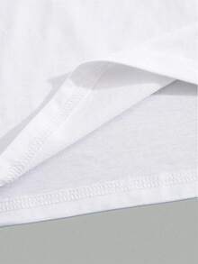 Warner Bros ¡Ya llegó Fitness 1Cp! Esta camiseta de fitness con temática del demonio de Tasmania irradia un estilo urbano y vibrante. Esta camiseta con temática de Bugs Bunny presenta un diseño estampado a doble cara. - Blanco - Ver 6