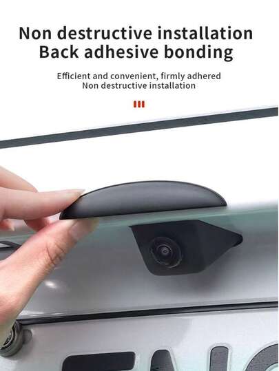 Thickened And Widened Silicone Reversing Rain Cover, Suitable For Car Rearview Cameras, Rainproof Design, Matte Surface, Waterproof And Rainproof Accessory, Improves Visibility In Rainy Weather, Car Rain Cover, High-Quality Rain Guard Modification Accessory.