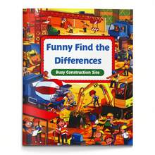 Picture Compare Challenge Book – Spot The Differences Puzzles, Bright Illustrations, Develops Focus, Patience And Logical Thinking - Funny Find the Difference - View 13