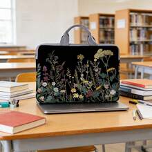 40厘米*30厘米大容量印花笔记本电脑包，手提包兼收纳包，适合商务、办公、返校、教师节礼物 - 彩色 - 查看 6