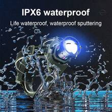 1000000LM Strong Light LED Headlamp Rechargeable 18650 Rechargeable High Power Head Light Zoom 3000M With Fluorescent Hunting Head Flashlights - Army Green - View 10