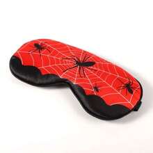 Antifaz para Dormir Suministros para Dormir para niños Máscara para Los Ojos con Correa Ajustable Máscara para Los Ojos para niños y Niñas Suministros para Fiestas de Viaje-B027 - Rojo Negro Blanco - Ver 6