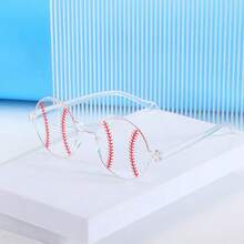 男女通用新款足球排球主题派对时尚眼镜 - 彩色 - 查看 1