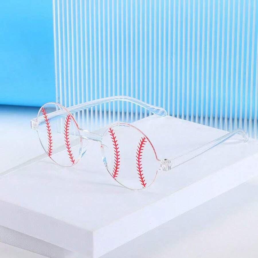 男女通用新款足球排球主题派对时尚眼镜 - 彩色 - 查看 1