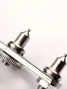 1pc Watch Repair Tool Alloy Steel In Long Split Double Head Fork - Silver - View 2