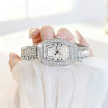 1 Piece Of Fashionable And Gorgeous Women's Watch, Light Luxury Stainless Steel Strap, Suitable For Daily Party And Business Wear, And A Gift For Holidays And Anniversaries - Silver - View 5