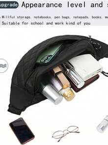 Crossbody Bag, Shoulder Bag, Waist Bag, Multi-Function Crossbody Bag, Mini Crossbody Bag, Casual Fashion Waterproof Chest Bag - Multicolor - View 2