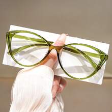 cabecade 优雅猫眼老花镜 - 男女通用，度数范围 +1.0 至 +4.0，非常适合电脑和手机使用 - 透明的 - 查看 25